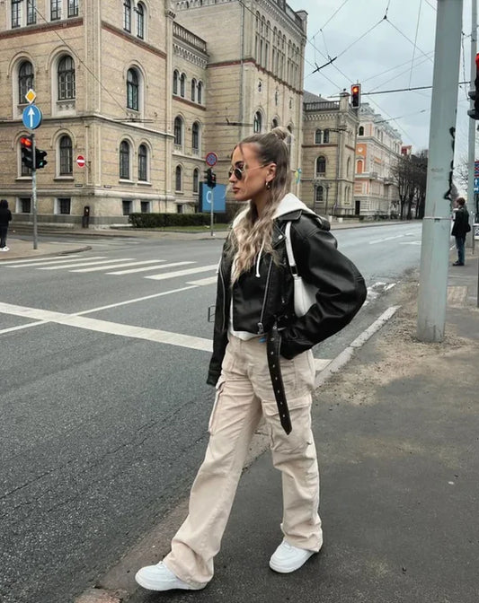 High Waist Cargo Pants