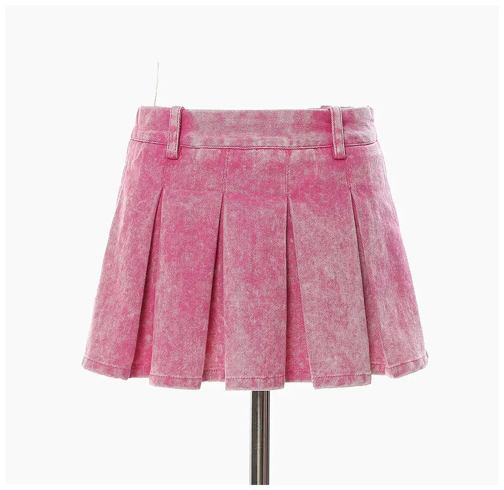 Mia Pleated Mini Skirt