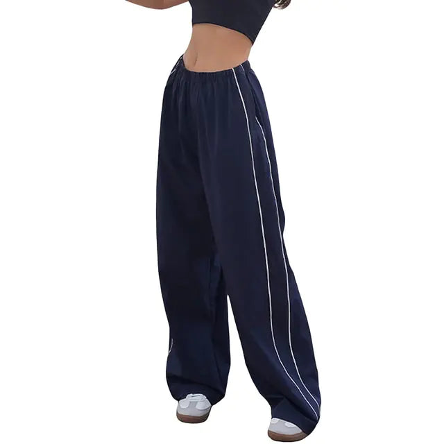 Boho-Chic Parachute Cargo Pants