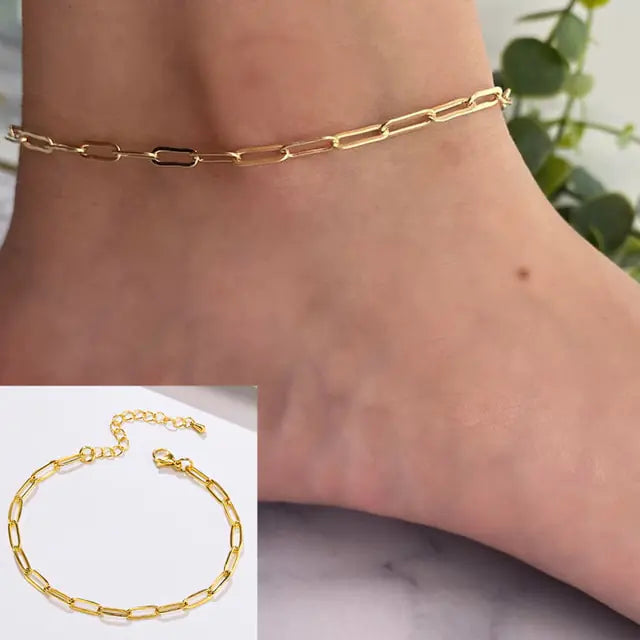 Adjustable Snake Chain Anklet