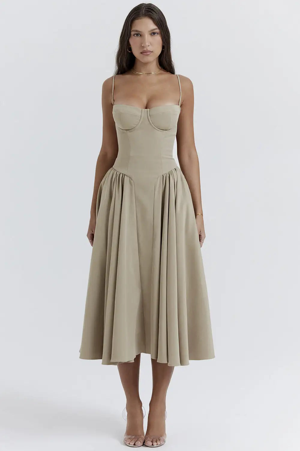 Chic Sleeveless Backless A-line Dress