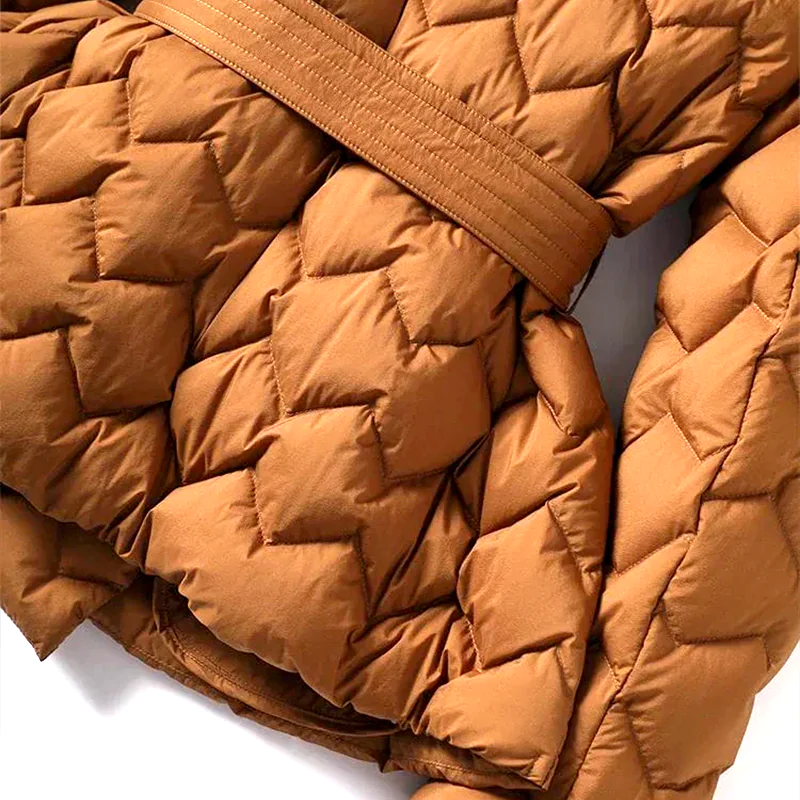 Silk Puffer Coat