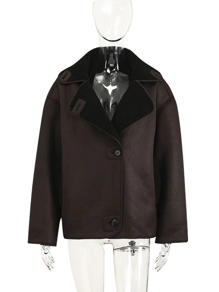 Fleece Patchwork Jacket