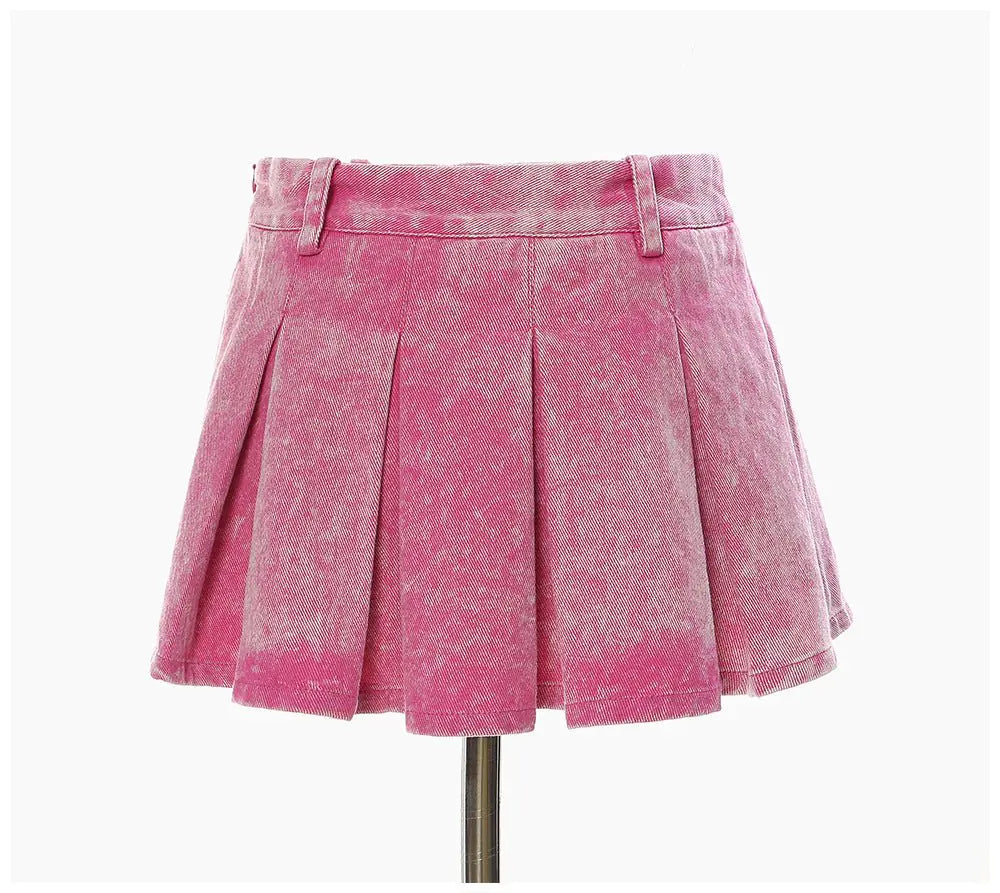 Mia Pleated Mini Skirt