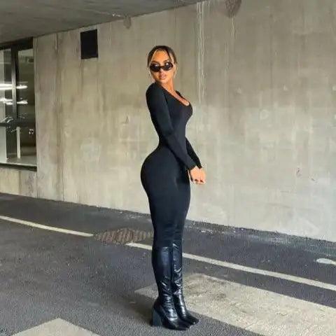 Skinny Overall Jumpsuit