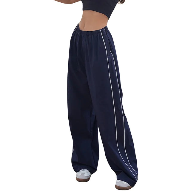 Boho-Chic Parachute Cargo Pants