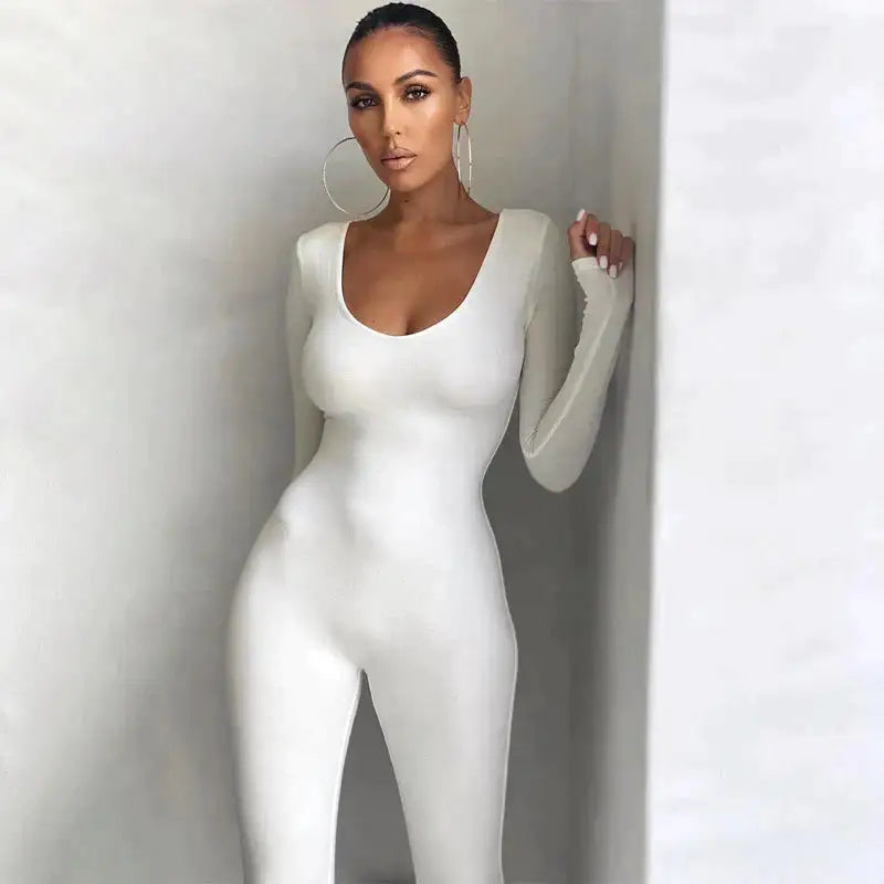 Skinny Overall Jumpsuit