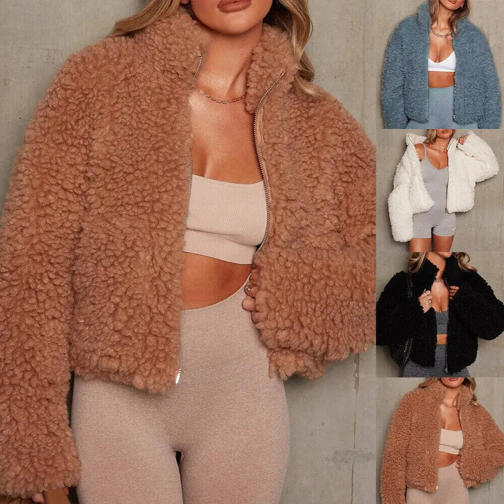 Lamb Wool Coat Jacket