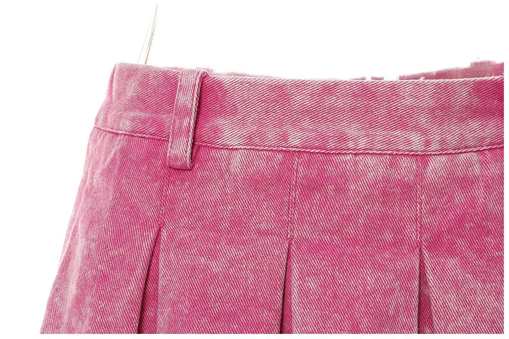 Mia Pleated Mini Skirt
