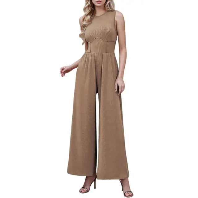 Summer Ribbed Jumpsuits